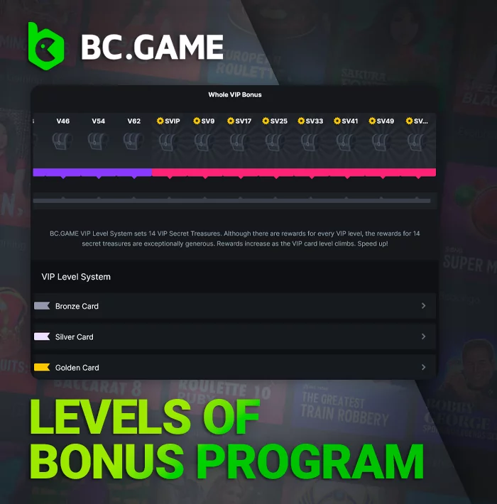 Overview of the BC Game VIP Loyalty Tiers