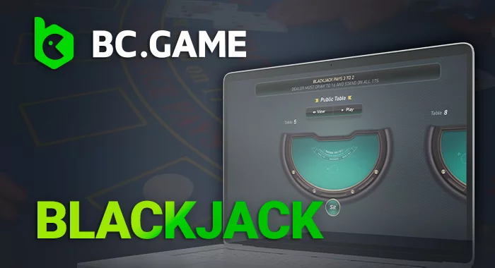 Over 100 Blackjack options at BC Game, including Azure, Unlimited, and VIP versions