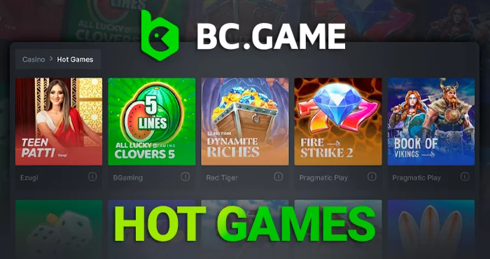 Explore the most popular titles currently trending at BC Game, including fan-favorites like Sweet Bonanza, Master Joker, and Plinko.
