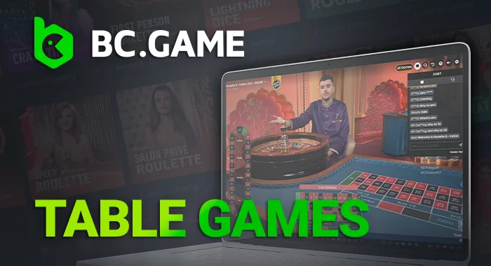 Table Games at BC Game: Roulette, Baccarat, and Blackjack