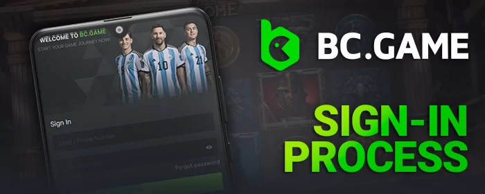 Guide to signing into your BC Game account via mobile